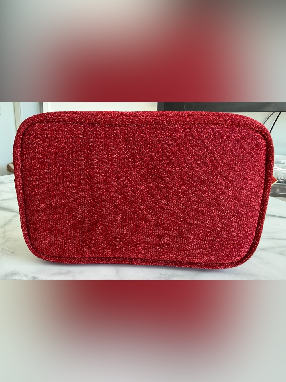 CHANEL Red cosmetic bag - Picture 4 of 5